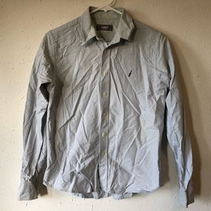 🔴Radio Garden button down long sleeve Shirt Top